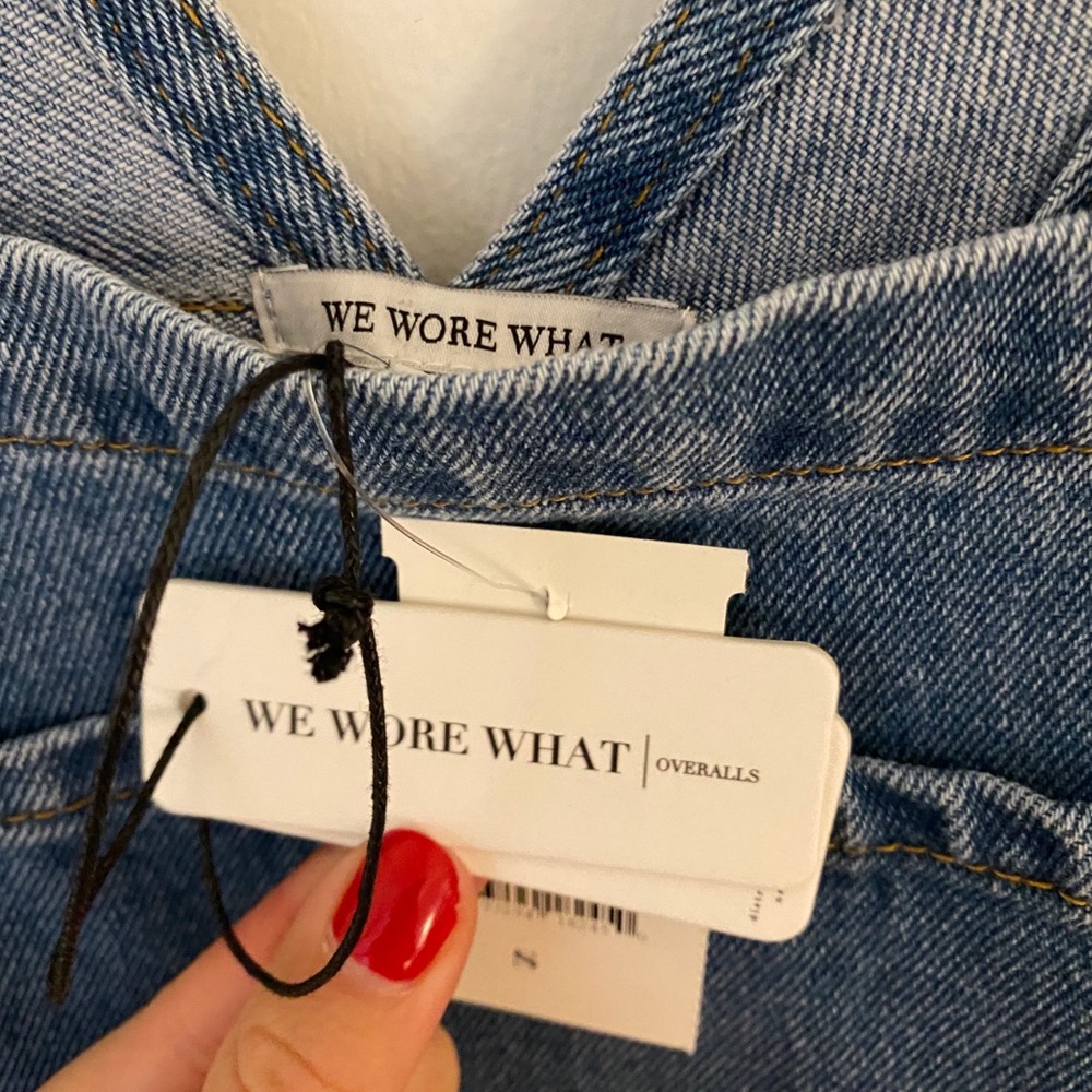 NWT we wore what basically denim overalls
